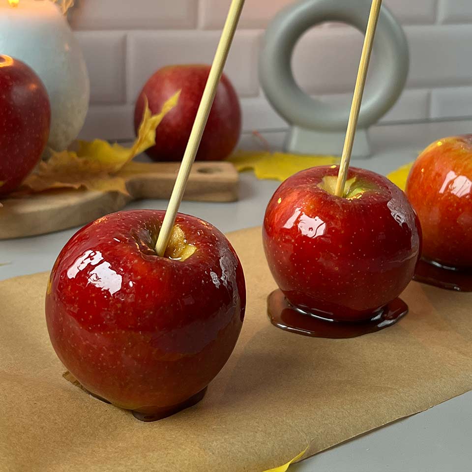Карамелизированные яблоки — 7 рецептов яблок в карамели: на сковородке для начинки и на палочке